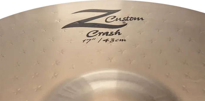 Zildjian Crash 17" Z Custom - Cymbale en Bronze B20 pour Batterie Metal