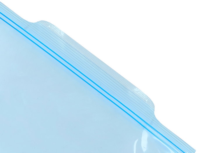 Leknes Sacs de Congélation Zip 10 Unités Grande Taille 30x40 cm 2 cm 7 L Transparent Bleu (Set de 12)