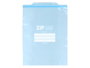 Leknes Sacs de Congélation Zip 10 Unités Grande Taille 30x40 cm 2 cm 7 L Transparent Bleu (Set de 12)
