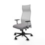 Piqueras y Crespo Chaise de Bureau Albacete Gris et Blanc