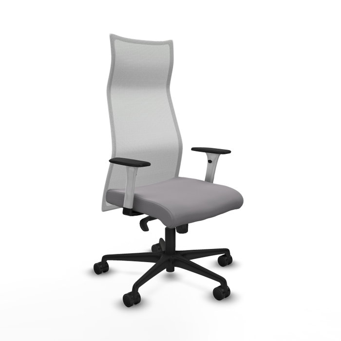 Piqueras y Crespo Chaise de Bureau Albacete Gris et Blanc Piqueras y Crespo Chaise de Bureau Albacete Gris et Blanc