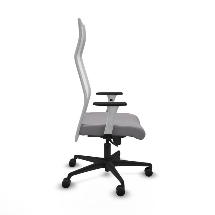 Piqueras y Crespo Chaise de Bureau Albacete Gris et Blanc Piqueras y Crespo Chaise de Bureau Albacete Gris et Blanc