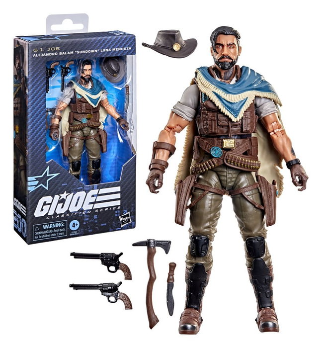 Hasbro G.I. Joe Classified Series Figurine Alejandro Balam « Sundown » Luna Mendoza 15 cm