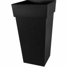 Eda Pot de fleurs Toscane Carré XXL Gris Anthracite 98 L