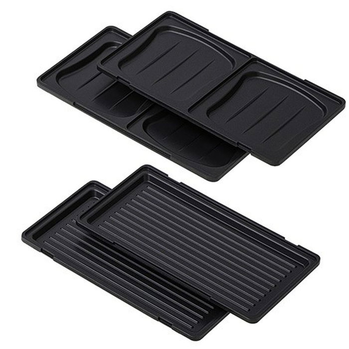 Adler AD 3073 Machine à sandwich et grille-pain Noir Argenté