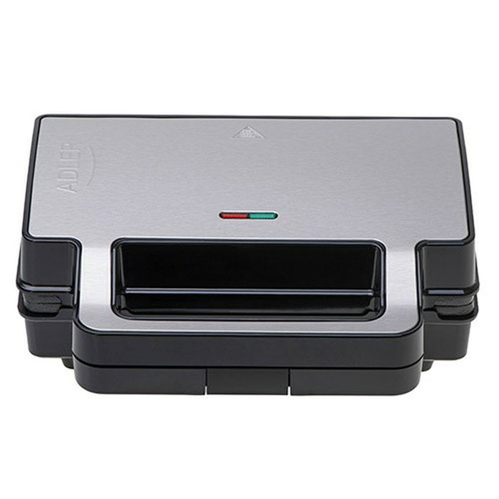 Adler AD 3073 Machine à sandwich et grille-pain Noir Argenté