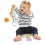 Sophie La Girafe - Duo sensoriel de jouets d'éveil à suspendre avec boule à billes, étoile pop-it, cube textures, miroir et grelot - Multi-activités pour bébé