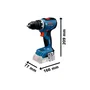 Bosch Professional Perceuse-Visseuse à Batterie GSR 18V-65, 2 Batteries 4.0Ah, Chargeur et 82 Accessoires, Capacité Percage Bois 35mm