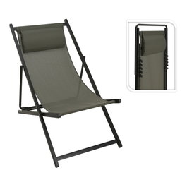 Chaise pliante couleur verte Non-woven, 58 x 86 x 90 cm