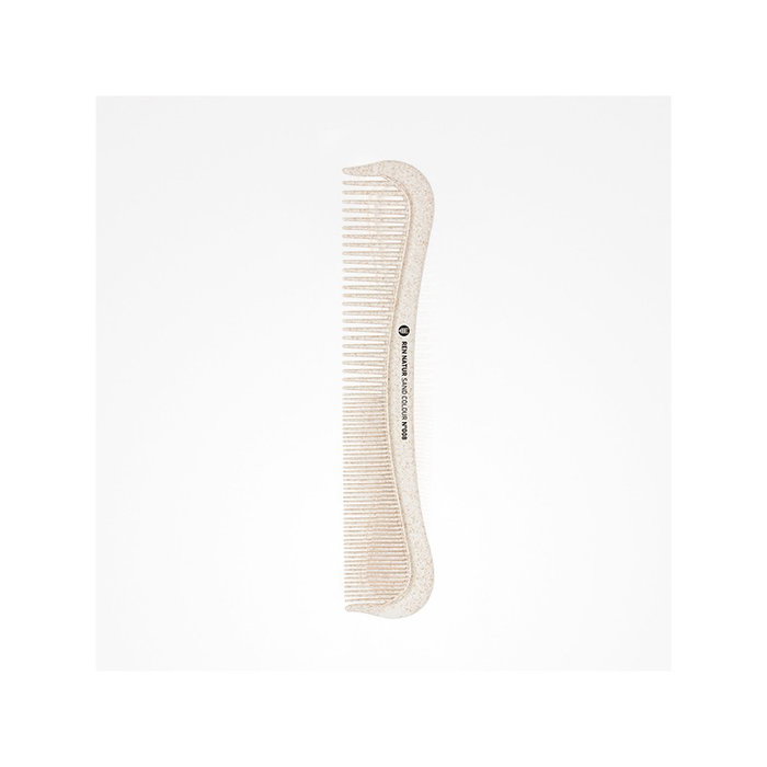 Bifull Peine de coupe professionnelle en fibre de blé biodégradable Sand Colour - Peigne durable pour coupe précise - Modèle N°08 Bifull Peine de coupe professionnelle en fibre de blé biodégradable Sand Colour - Peigne durable pour coupe précise - Modèle N°08