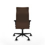 Piqueras Y Crespo Fauteuil Albacete Marron foncé avec mécanisme Sincro et accoudoirs 1D