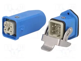 HARTING Han® Ex Connecteur HDC Mâle + Femelle 5 Broches