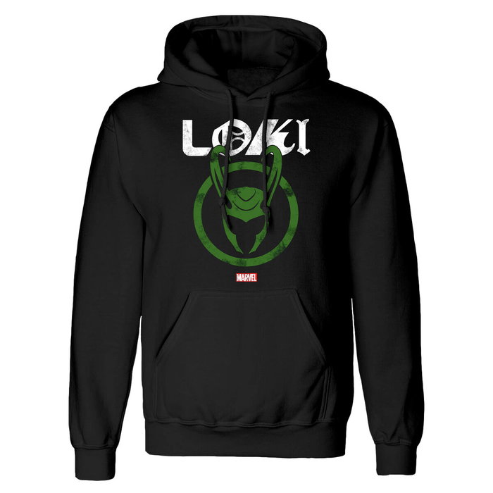 Marvel Sweat à capuche unisex Distressed Logo Noir, M Marvel Sweat à capuche unisex Distressed Logo Noir, M