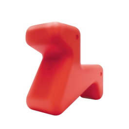 Alessi - UNS07R - Chaise haute ou jouet pour enfant "Doraff" en polyéthylène, design Ben van Berkel - Rouge