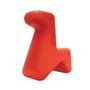Alessi - UNS07R - Chaise haute ou jouet pour enfant "Doraff" en polyéthylène, design Ben van Berkel - Rouge