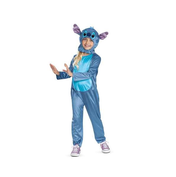 Disney Déguisement Stitch Classic Bleu 7-9 Ans