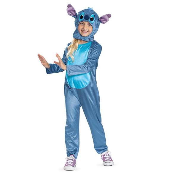 Jakks Pacific - Déguisement Stitch Classique Disney - Taille M pour 7-8 Ans - Modèle Surti Jakks Pacific - Déguisement Stitch Classique Disney - Taille M pour 7-8 Ans - Modèle Surti