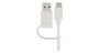 LMP Easy Mouse Souris Optique USB-C & USB-A avec Double Connectique, Capteur IR 1600 dpi, Boîtier Aluminium Argenté, Conception 2 Boutons