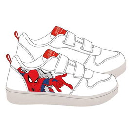 Cerdá T025 Chaussures de sport scolaire Spiderman à semelle PVC blanc pour enfant - Taille 25