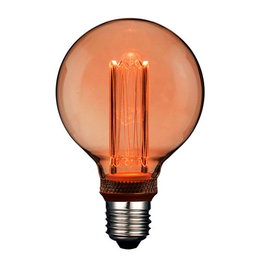 Fbright G95 Ampoule LED Globe Décorative E27 4W 200lm 1800K Lumière Chaude Vintage Ø95x145mm