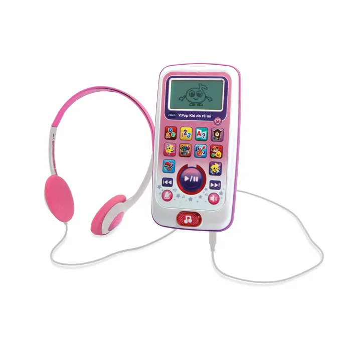 Vtech V.Pod Kid Do - Baladeur musical éducatif pour enfants 3-6 ans, couleur rose, 16 chansons, 17 mélodies, haut-parleur intégré et casque inclus