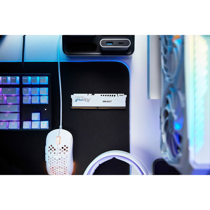 Kingston FURY Beast White EXPO 32 Go (2 x 16 Go) 6000 MHz CL30 DDR5 Kingston FURY Beast White EXPO 32 Go (2 x 16 Go) 6000 MHz CL30 DDR5