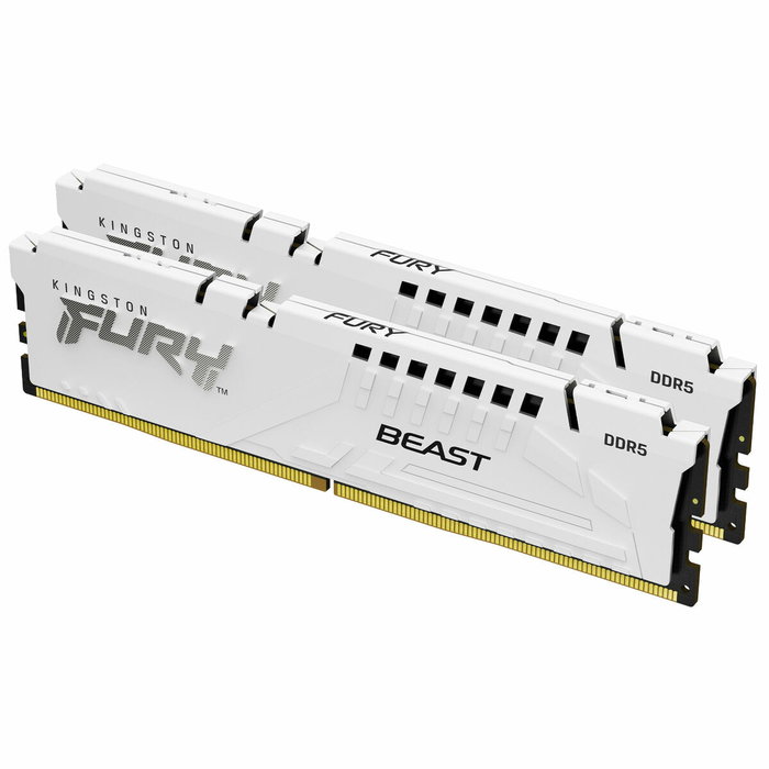 Kingston FURY Beast White EXPO 32 Go (2 x 16 Go) 6000 MHz CL30 DDR5 Kingston FURY Beast White EXPO 32 Go (2 x 16 Go) 6000 MHz CL30 DDR5