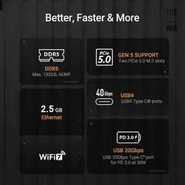 ASUS Carte Mère TUF GAMING X870-PLUS WiFi