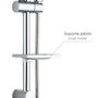 MAURER Pommeau barre flexible 3 positions chromé