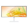 Samsung LS34C650TAUXEN Moniteur incurvé 34 pouces UWQHD 3440x1440 100Hz VA Thunderbolt 4 HDR10 KVM Switch, blanc chaud