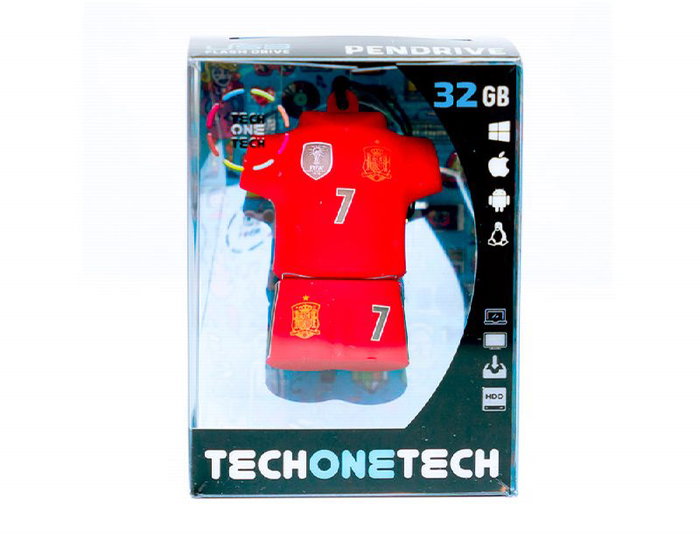 PENDRIVES DISEÑOS Clé USB 32 Go Rouge TEC 50231-32