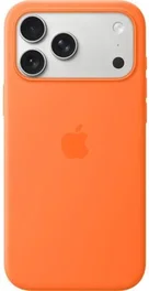 Apple Coque en silicone avec MagSafe pour iPhone 17 Pro Max - Orange