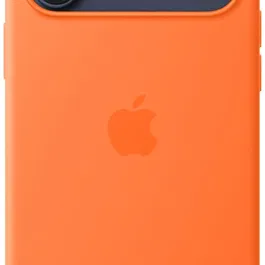 Apple Coque en Silicone avec MagSafe pour iPhone 17 Pro Max - Orange - Protection et Compatibilité Chargement Sans Fil