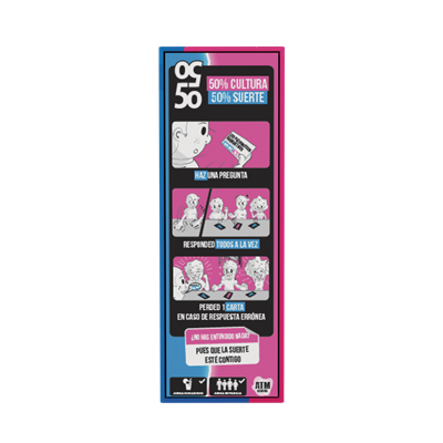 Asmodee Jeu de société 50 50
