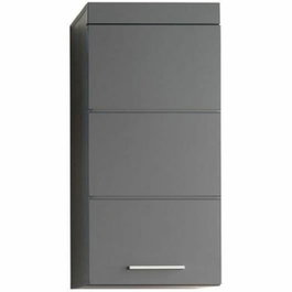 Trendteam Meuble de rangement haut Amanda 1 porte Gris