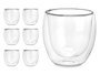 Vivalto Verre Borosilicate Transparent 245 ml à Eau 8 x 8 x 8 cm (Set de 24)