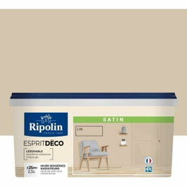 Ripolin Esprit Deco Multi Supports Lin Satiné Beige 2,5L