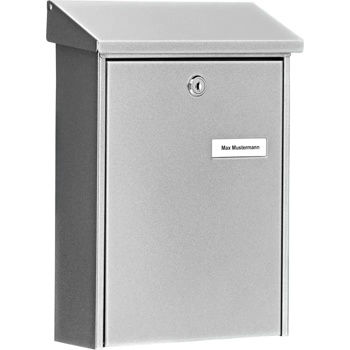 Burg-Wächter Daily 5861 SI - Boîte aux lettres en acier galvanisé argent