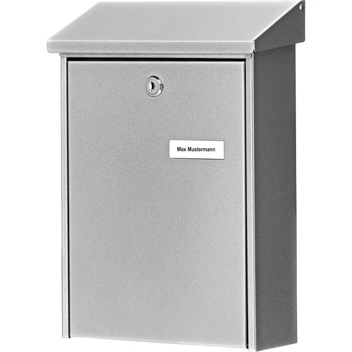 Burg-Wächter Daily 5861 SI - Boîte aux lettres en acier galvanisé argent