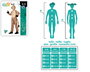 Déguisement girafe pour enfant marron unisexe 3-4 ans, 2 pièces