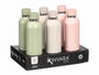 Kinvara Thermos en acier inoxydable 500 ml lot de 3 couleurs claires 7,3x24,5x7,3 cm (Set de 12)