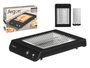 ARGON Grille-pain plat rectangulaire noir 600W