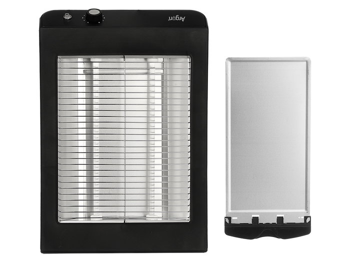 ARGON Grille-pain plat rectangulaire noir 600W