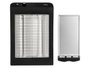 ARGON Grille-pain plat rectangulaire noir 600W