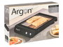 ARGON Grille-pain plat rectangulaire noir 600W