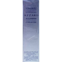 AZZARO Chrome Eau de toilette pour homme - Flacon 100 ml