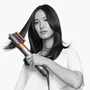 Dyson 533896-01 Airwrap Hairstyler - Coiffeuse sans chaleur avec accessoires, finition nickel/cuivre