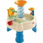 Little Tikes Table de Jeux d'Eau Bleue avec Spirale et Roues Hydrauliques