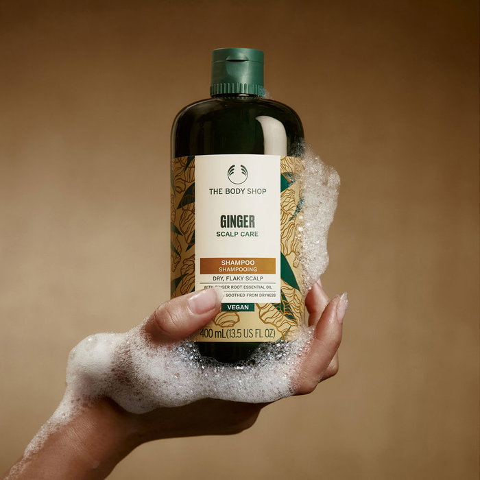 The Body Shop Shampoing au GINGEMBRE 400 ml Antipelliculaire Végétalien The Body Shop Shampoing au GINGEMBRE 400 ml Antipelliculaire Végétalien
