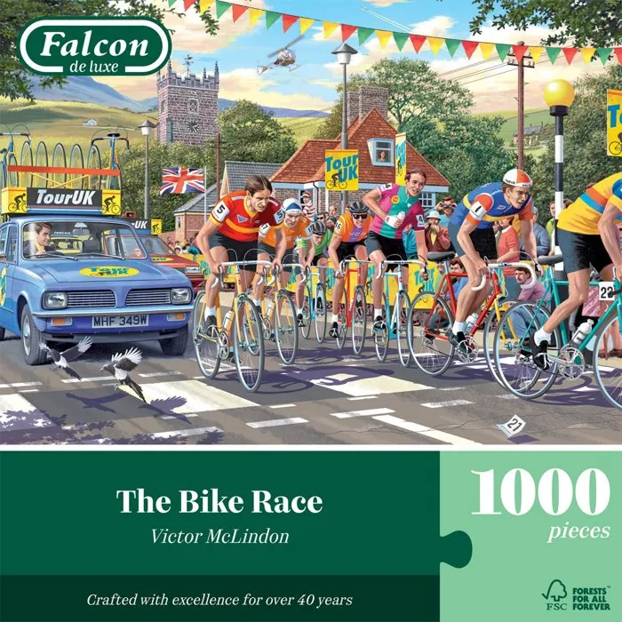 Jumbo Puzzle Falcon The bike race 1000 pièces Jumbo Puzzle Falcon The bike race 1000 pièces